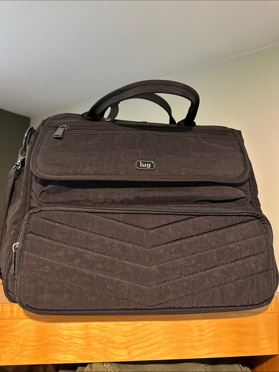 Handbags - Lug backpack carry on bag, pockets, travel, gym school black